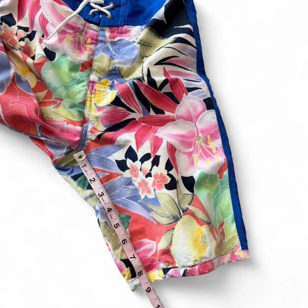 Vintage Polo by Ralph Lauren Multicolored Floral Swim‎ Trunks